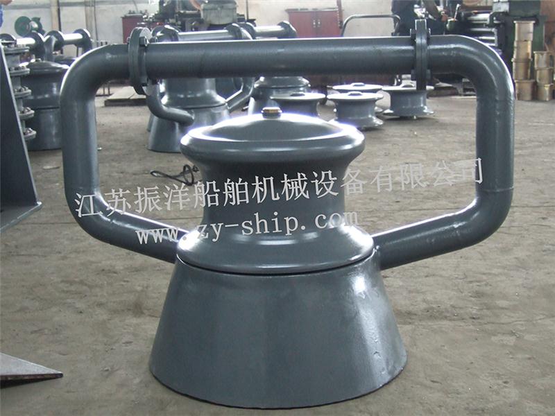 特殊羊角滚轮导缆器